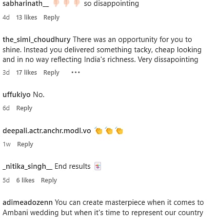 Netizens react to Indian outfits at Olympics 2024.